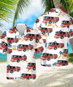 South Carolina Charleston Fire Department Hawaiian Shirt Summner Vacation Shirt