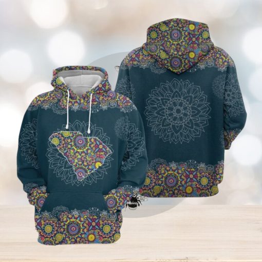 South Carolina Mandala 3D Printed Hoodie