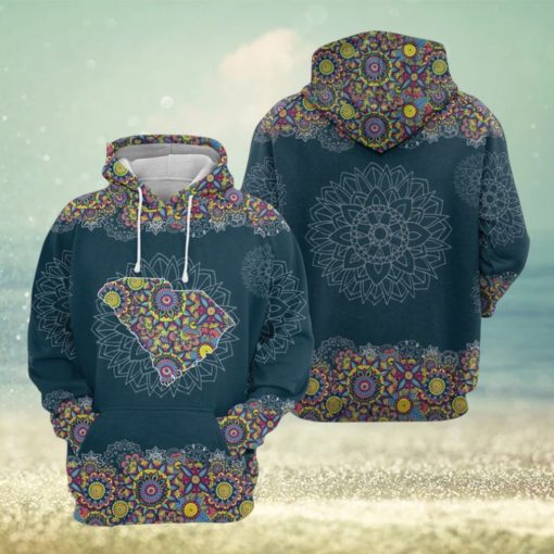 South Carolina Mandala 3D Printed Hoodie