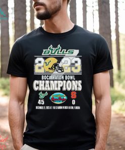South Florida Bulls 2023 Boca Raton Bowl Champions 45 0 Shirt