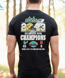 South Florida Bulls 2023 Boca Raton Bowl Champions 45 0 Shirt