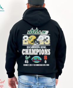 South Florida Bulls 2023 Boca Raton Bowl Champions 45 0 Shirt