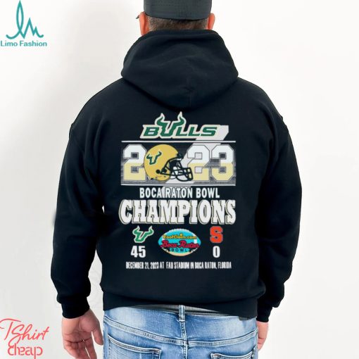 South Florida Bulls 2023 Boca Raton Bowl Champions 45 0 Shirt