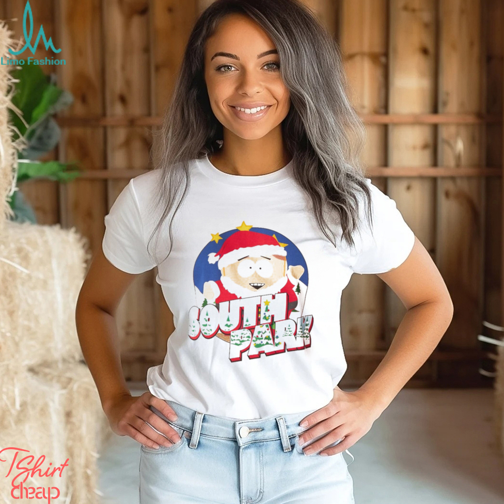 South Park Cartman Santa White Men's Christmas T Shirt South Park Cartman Santa White Men's Christmas T Shirt