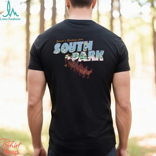 South Park Season Greetings Mens Red T Shirt