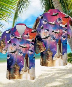 Space Shuttle Columbia Hawaiian Shirt Aloha Summer Beach Shirt