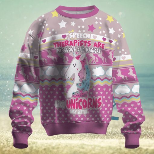 Speed Therapist Are Fabulous And Magical Ugly Christmas Sweater