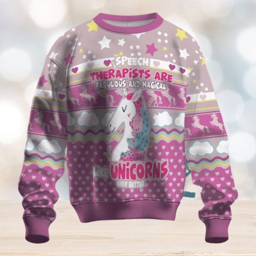 Speed Therapist Are Fabulous And Magical Ugly Christmas Sweater