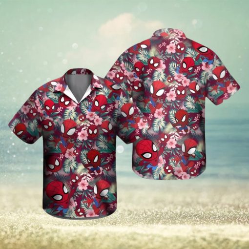 Spider Man Chibi Hawaiian Shirt, Spider Man Button Up Shirt