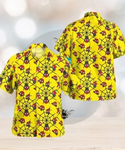 Spider Man Chibi yellow Hawaiian Shirt