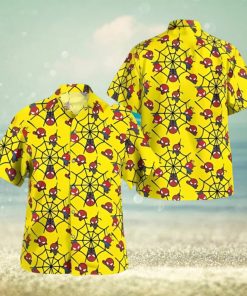 Spider Man Chibi yellow Hawaiian Shirt