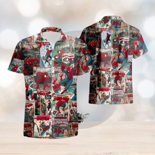 Spider Man Set 3D Hawaiian Shirt And Short Gift For Men And Women