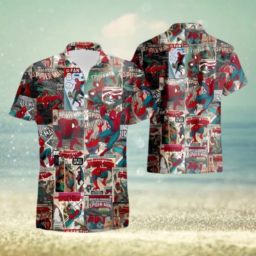 Spider Man Set 3D Hawaiian Shirt And Short Gift For Men And Women