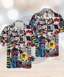 Spider Punk Hawaiian Shirts, Spider Man Across The Spider Verse Shirt