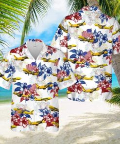 Spirit Airlines Airbus A319 4th Of July Hawaiian Shirt Summner Vacation Shirt