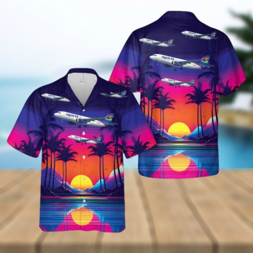 Spirit Airlines FlightFactor A320 ‘Skittles’ livery Hawaiian Shirt