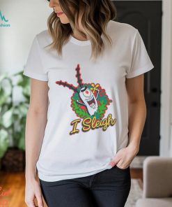 SpongeBob SquarePants I Sleigh Womens Grey Marl Short Sleeved T Shirt