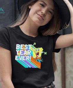 Spongebob Squarepants rainbow best year ever funny shirt