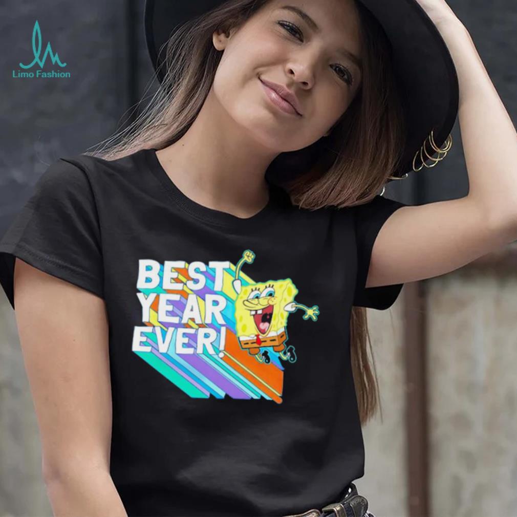 Spongebob Squarepants rainbow best year ever funny shirt Spongebob Squarepants rainbow best year ever funny shirt
