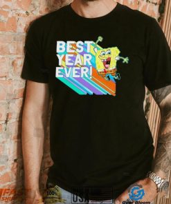 Spongebob Squarepants rainbow best year ever funny shirt