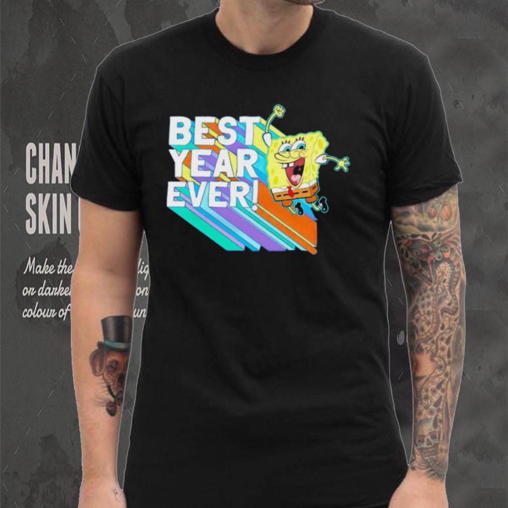 Spongebob Squarepants rainbow best year ever funny shirt Spongebob Squarepants rainbow best year ever funny shirt