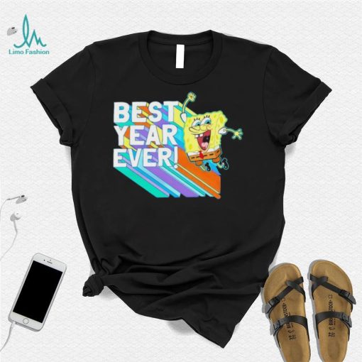 Spongebob Squarepants rainbow best year ever funny shirt
