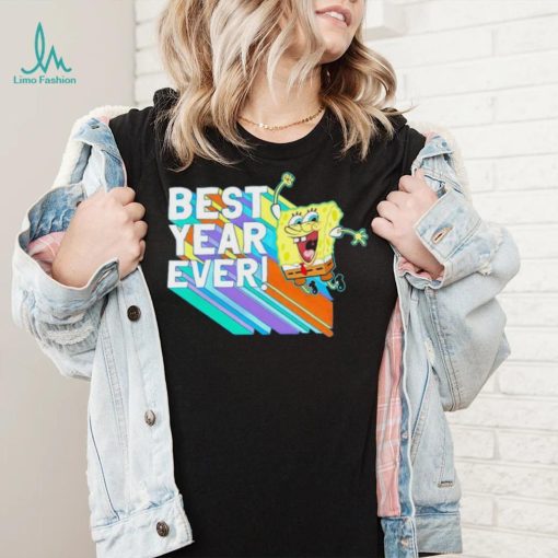 Spongebob Squarepants rainbow best year ever funny shirt