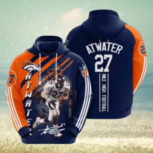 Sports American Football Nfl Denver Broncos Steve Atwater Usa 1008 Hoodie 3D Sweatshirt Tshirt Football Gift