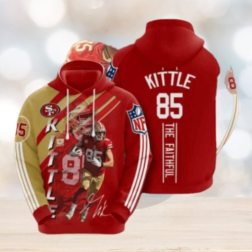 Sports American Football Nfl San Francisco 49Ers George Kittle Usa 1213 Hoodie 3D Sweatshirt Tshirt Football Gift