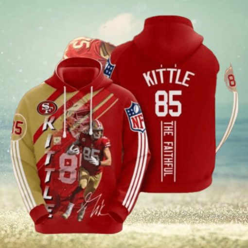 Sports American Football Nfl San Francisco 49Ers George Kittle Usa 1213 Hoodie 3D Sweatshirt Tshirt Football Gift