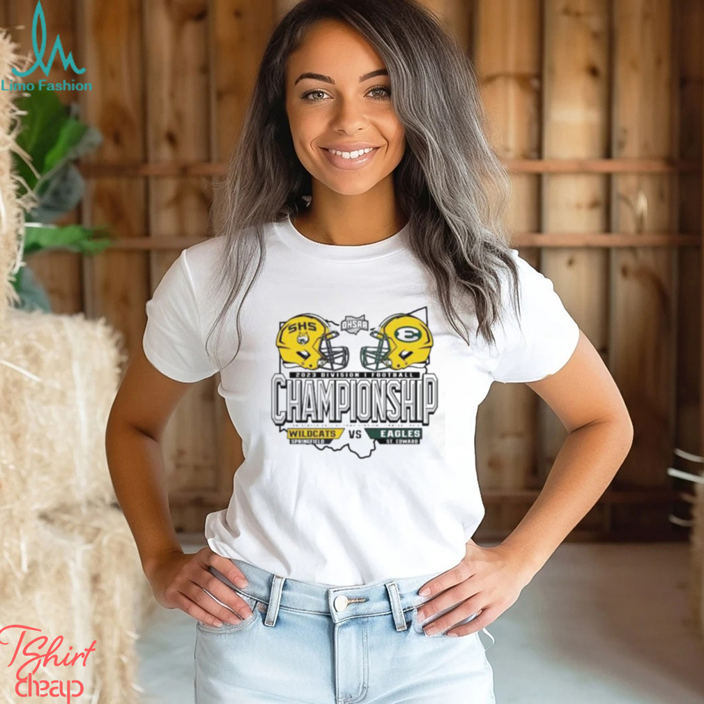 Springfield Wildcats vs St Edward Eagles 2023 Division I Football Championship T Shirt Springfield Wildcats vs St Edward Eagles 2023 Division I Football Championship T Shirt