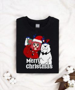 Spy X Family Merry Christmas Anya And Bond Holiday Anime T Shirt