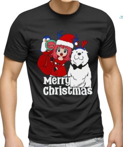 Spy X Family Merry Christmas Anya And Bond Holiday Anime T Shirt
