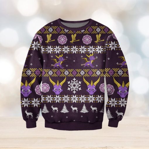 Spyro Ugly Christmas Sweater Perfect Holiday Gift