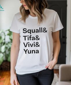 Squall& Tifa& Vivi& Yuna T shirt