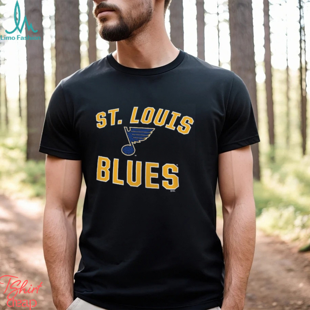 St. Louis Blues Fanatics Branded Victory Arch T Shirt St. Louis Blues Fanatics Branded Victory Arch T Shirt