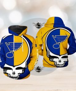 St. Louis Blues NHL Grateful Dead 3D Printed Hoodie