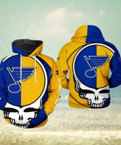 St. Louis Blues NHL Grateful Dead 3D Printed Hoodie