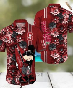 Stanford Cardinal Hawaiian Shirt Mickey Love Surfing Trending Summer Gift