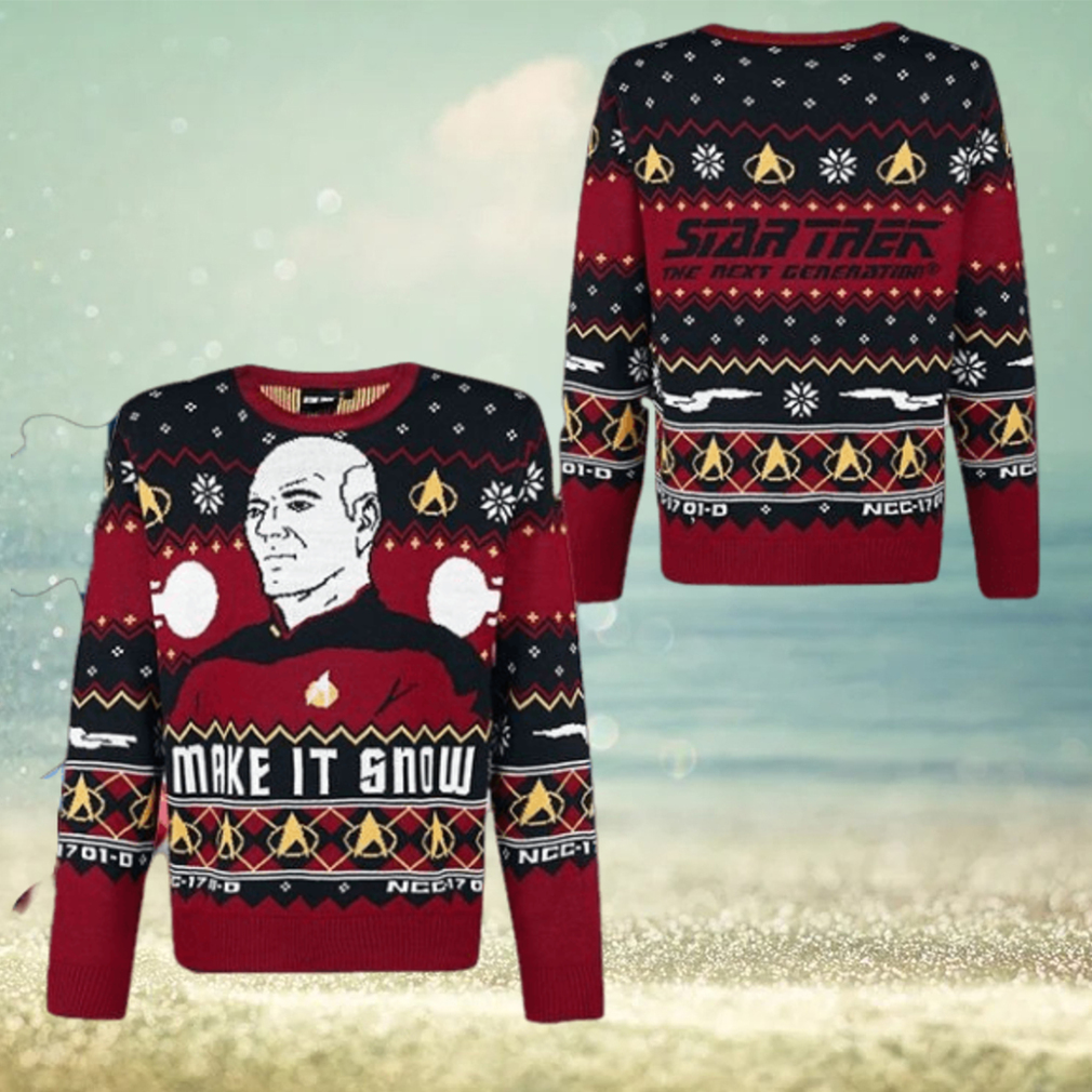 Star trek make outlet it snow sweater