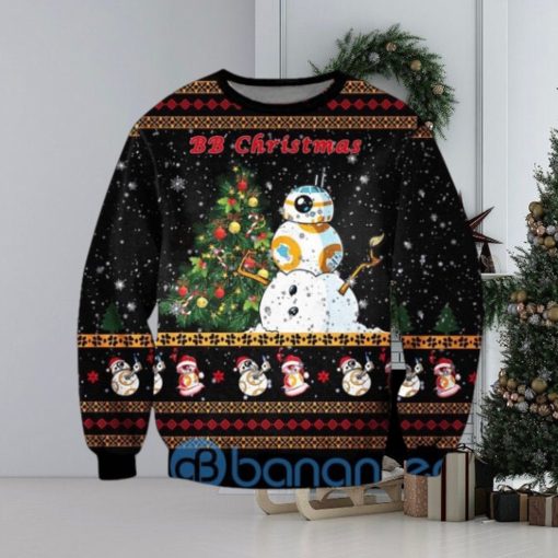 Star Wars BB Ugly Christmas All Over Printed 3D Sweater