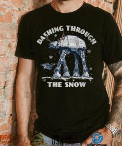 Star Wars Mad Engine Dashing Through The Snow T Shirt