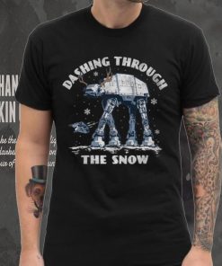Star Wars Mad Engine Dashing Through The Snow T Shirt