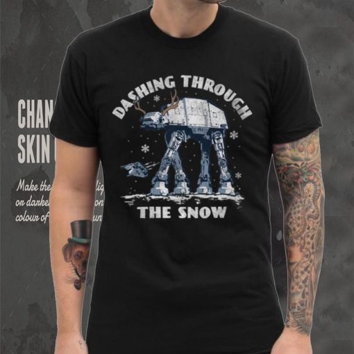 Star Wars Mad Engine Dashing Through The Snow T Shirt