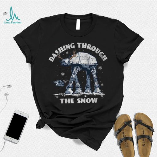 Star Wars Mad Engine Dashing Through The Snow T Shirt