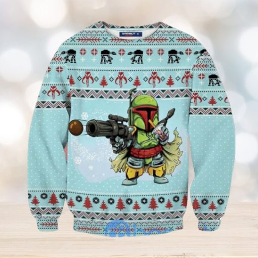 Star Wars Storm Trooper Ugly Christmas All Over Printed Sweatshirt