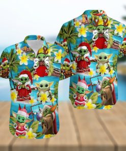 Star Wars Yoda Christmas Disney Hawaiian Shirt