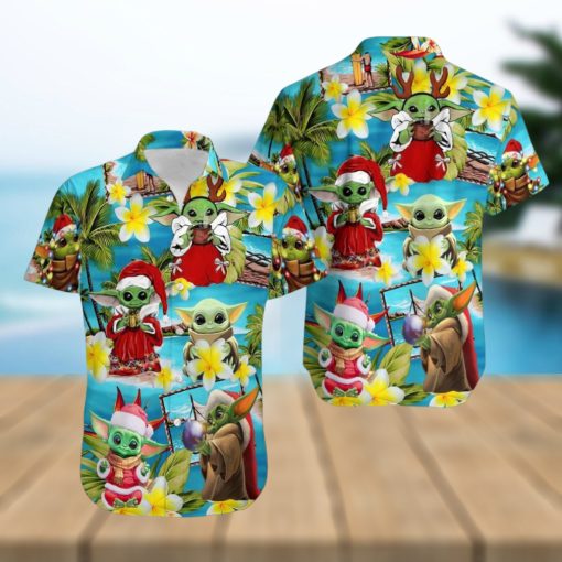 Star Wars Yoda Christmas Disney Hawaiian Shirt