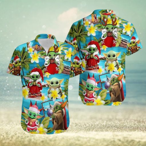 Star Wars Yoda Christmas Disney Hawaiian Shirt