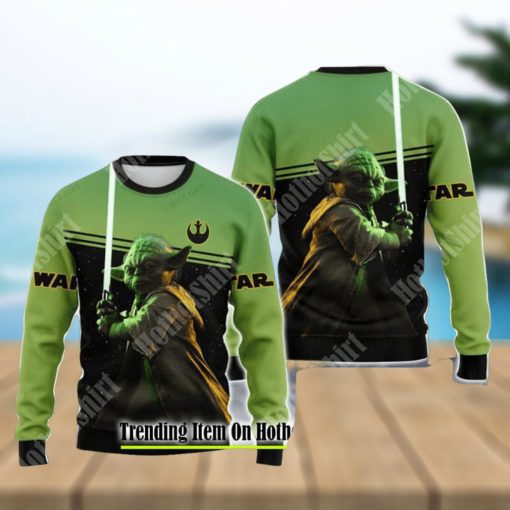 Star Wars Yoda Do Or Do Not There Is No Try Christmas Ugly Sweater